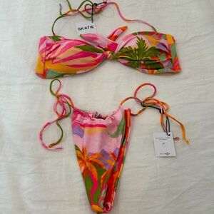 Skatie Multicolor Tropical Bikini